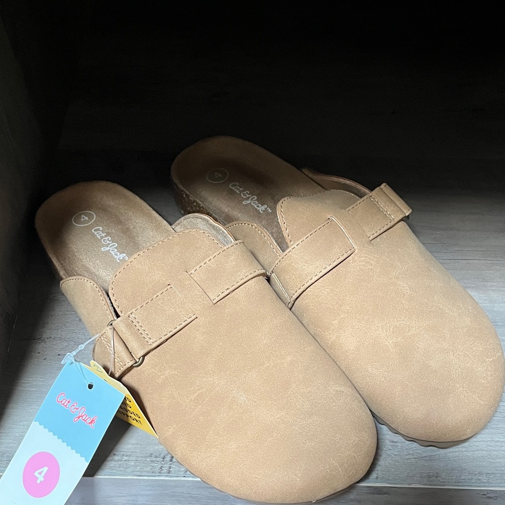 Cat & Jack Tan Slip-Ons